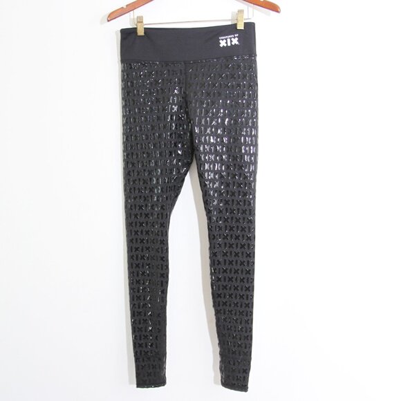 NWT Creatures of XIX Gecko Grip Leggings Black High Rise Stirrups Size Medium - Picture 2 of 11